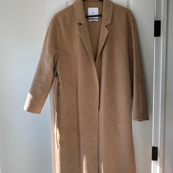 Mango Wool Blend Open Swing Coat - Picture 2 of 5